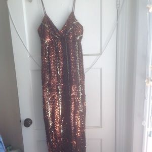 Vintage Disco/Cocktail Saks Fifth Avenue Sequin Gown Size 2/4